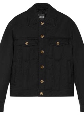 【季末优惠】VERSACE/范思哲 男士压褶锦纶填充夹克