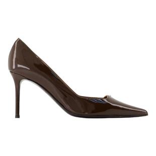 Giuseppe Zanotti Raquel 85 高跟鞋 - 皮质 - 棕色
