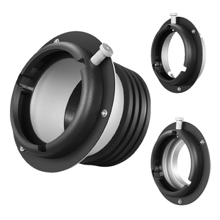 保富图转接环 布朗转保荣口卡盘神牛SN14/13保荣口转爱玲珑卡口闪光灯霸王口卡盘摄影灯柔光箱卡盘转换