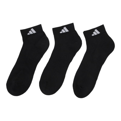 adidas阿迪达斯黑色短袜官旗休闲运动袜男袜女袜三双装袜子JC9271