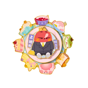 红小豆周边旋转冰箱贴卡通挂件解压手办潮玩请吃红小豆吧磁吸谷物