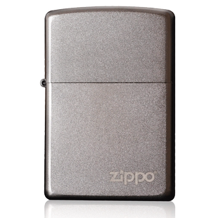 打火机zippo官方正版男士煤油火机zoop芝宝收藏旗舰级 磨砂标志