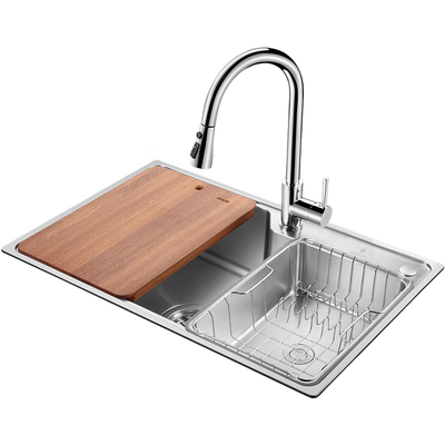 欧琳304不锈钢水槽单槽