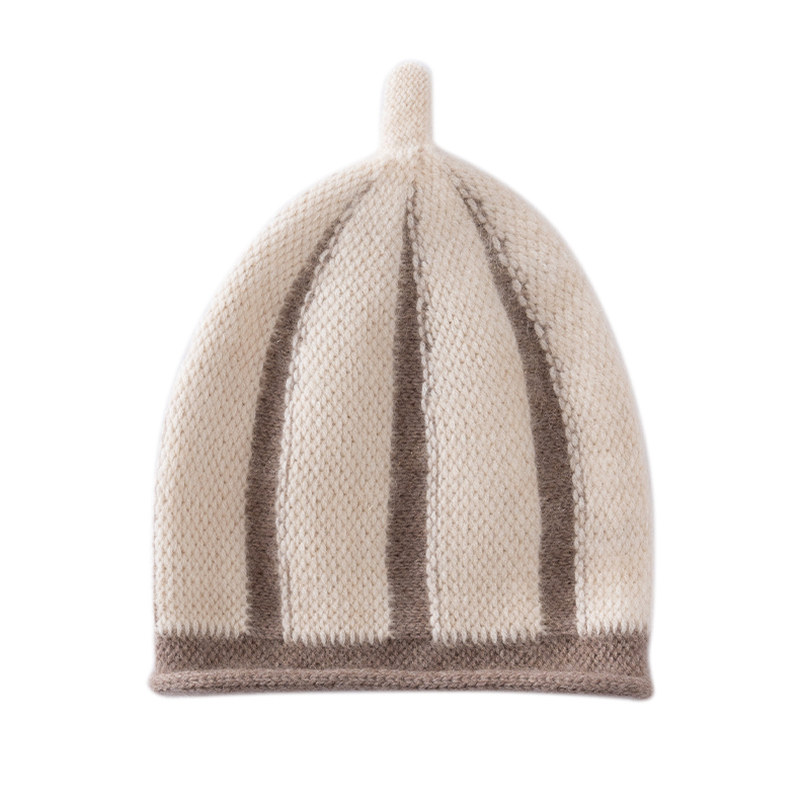 秋冬儿童山羊绒护耳南瓜帽