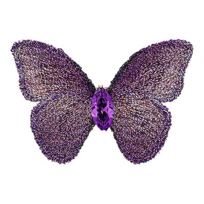 高级感轻奢刺绣蝴蝶胸针衣服配饰