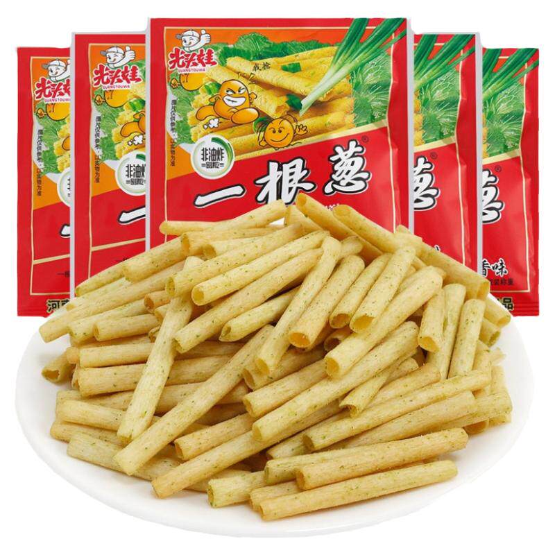 光头娃一根葱薯条儿时怀旧辣条学生办公室解馋小零食休闲食品小吃