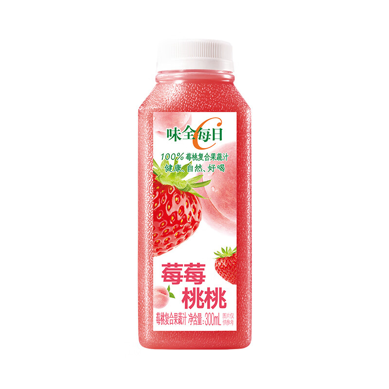 【莓莓桃桃】味全每日C果汁300ml
