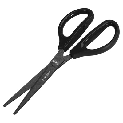 得力特氟龙剪刀防粘防锈