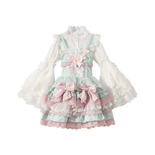 女童洛丽塔公主裙春秋夏2026新款儿童蓬蓬裙蛋糕裙连衣裙礼服套装