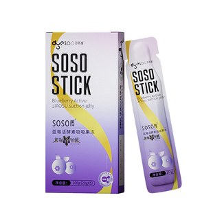 多燕瘦果冻酵素soso棒郑多燕酵素果果冻蓝莓味孝素官方旗舰店正品