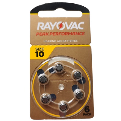 RAYOVAC雷特威助听器电池A10