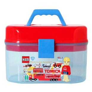 日本TOMICA玩具车收纳箱塑料合金车收纳盒车模收纳箱乐高收纳箱