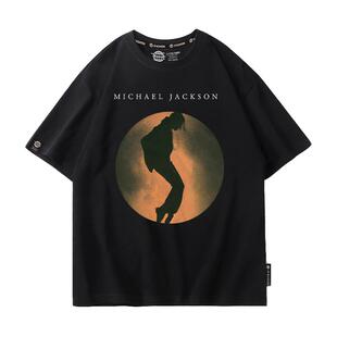 drew MichaelJackson迈克尔杰克逊短袖T恤男夏季潮牌舞王纪念衣服