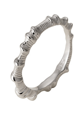 素图925银简约气质个性百搭指环