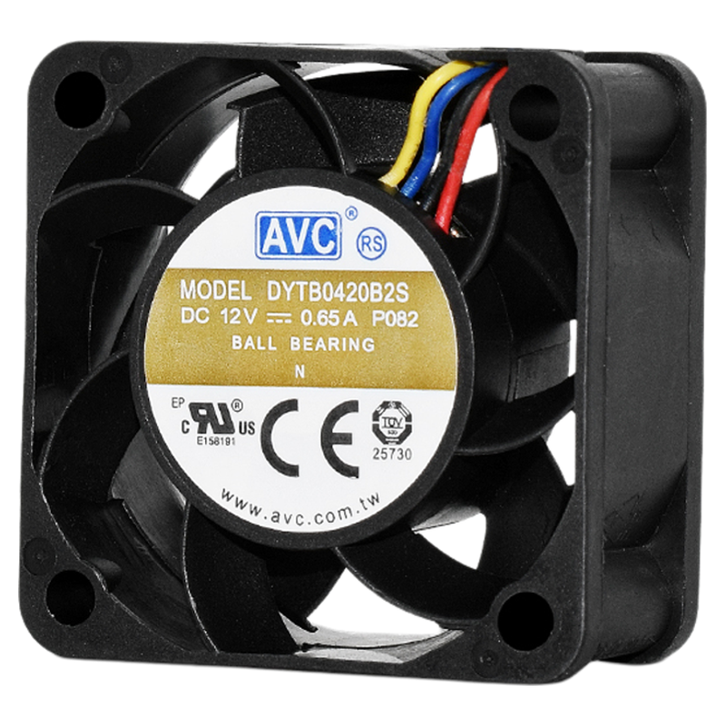 AVC DYTB0420B2S暴力4020 12V0.65A机箱电源服务器滚珠PWM风扇4CM