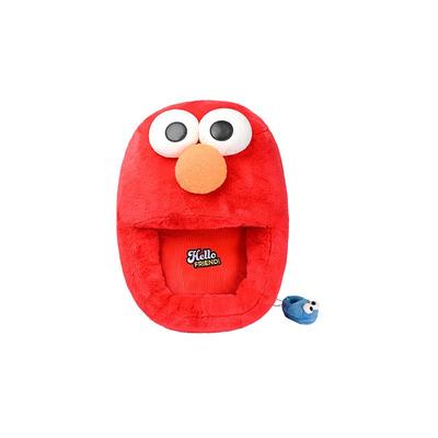 芝麻街居家抱枕拖鞋公仔