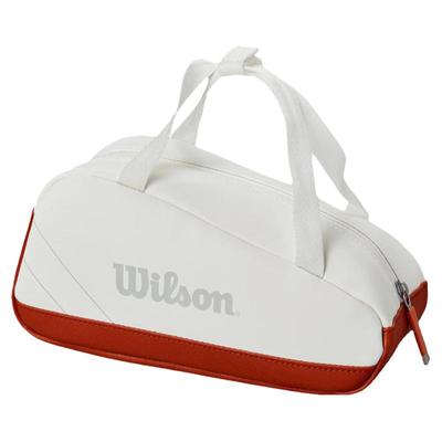 Wilson威尔胜官方法网联名橙白简约手提迷你mini网球钥匙包RG