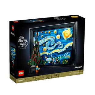 【自营】自营乐高21333梵高星月夜积木油画艺术壁挂装饰画圣诞新