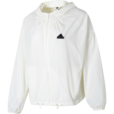 幸运叶子|阿迪达斯连帽外套女装UPF50+服WINDBREAKER运动夹克