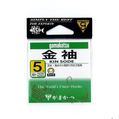 伽玛卡兹金袖鱼钩轻量冬钓细条