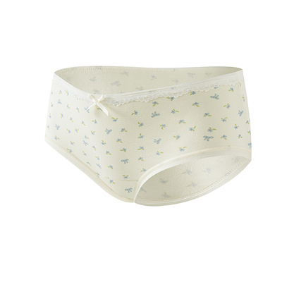 都市丽人A类婴儿棉碎花三角内裤