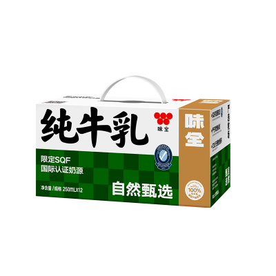 味全250ml*12盒装牧场精选常温奶