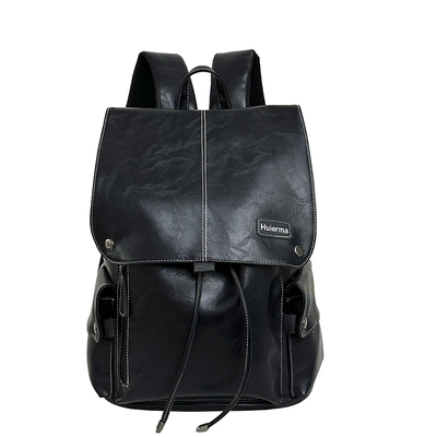 复古大容量双肩包女2025新款旅行通勤电脑背包休闲大学生书包男生