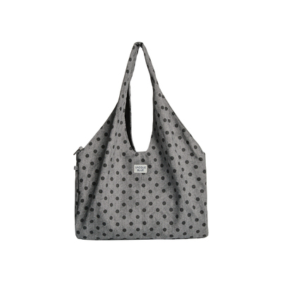 简约时尚帆布单肩包大容量托特包