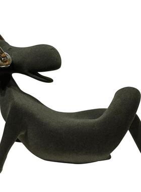 Saree/莎芮创意轻奢毛驴摆件