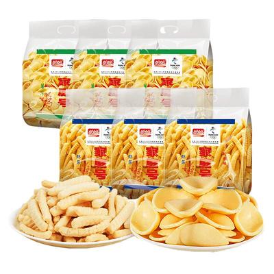 盼盼家庭号薯片虾条超大包办公室解馋休闲零食老式回忆大礼包虾片