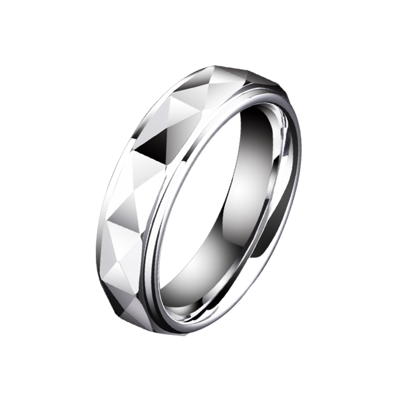 飒雅戒指钨金男款时尚潮男指环个性情侣对戒高级感乌金女钨钢单身