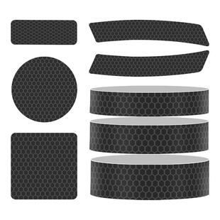 3m反光卡通贴黑色眼睛恶魔角汽车白天隐形夜间反光改装饰车贴个性