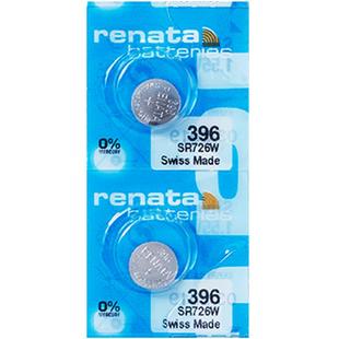 Renata瑞士SR726W手表电池396适用日本卡西欧BABY-G 5194精工纽扣电子1.55V通用SR726SW 397原装进口BGA-400