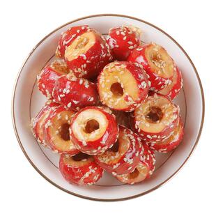 冻干冰糖葫芦串去核新鲜老北京风味空心山楂蜜饯酥脆休闲小吃零食