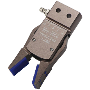 机械手夹具配件迷你mini平行内撑气动膨胀气缸水口硅胶夹具气动