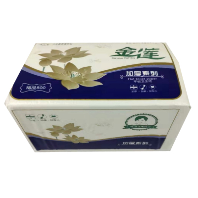 金莲卫生纸精品800家庭装10包