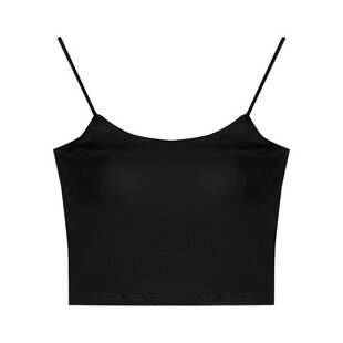 夏季美背白色吊带带胸垫背心女2025新款辣妹露背外穿短款打底上衣