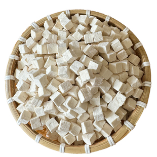 正宗安徽大别山岳西白茯苓干货500g天然无硫中药材正品生切茯苓块