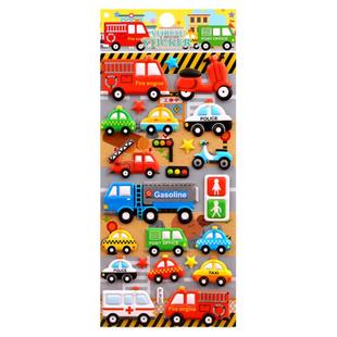 儿童小贴画 大泡棉贴贴纸奖励小贴画stickers  汽车飞机轮船火车