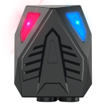 儿童自行车投影灯汽车动态迎宾灯皮卡丘滑板车公主请上车改装饰灯