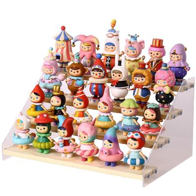 摆件泡泡玛特展示盒子盲盒收纳架