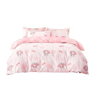 水星家纺儿童全棉三/四件套纯棉学生宿舍床笠被套床单美乐蒂套件