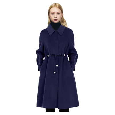 法式贵夫人羊毛绒呢子大衣宽松款
