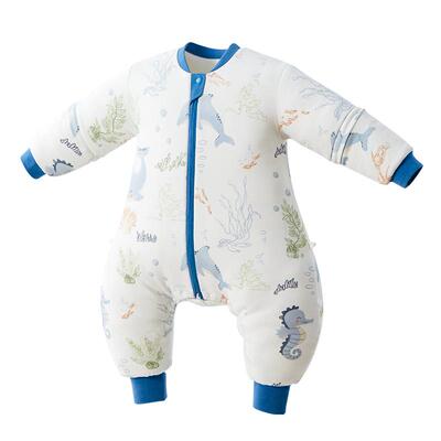 【置信】贝肽斯[肽棉]儿童睡袋恒温宝宝新生儿睡衣秋冬款防踢被