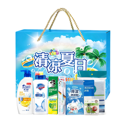 防暑降温礼包送清凉高温慰问礼品