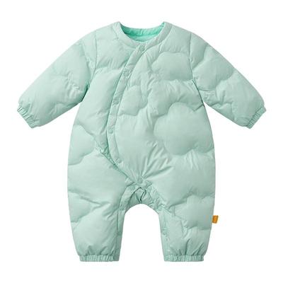 贝肽斯婴儿羽绒服连体哈衣冬季