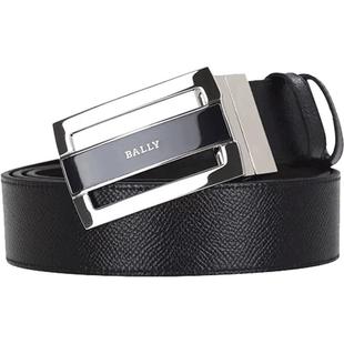 【自营】Bally/巴利男士时尚商务牛皮板扣腰带皮带男款礼物礼盒