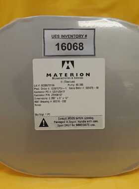 Materion Microelectronics ZTH08197 粘合 Ti 目标适用于 Cymetr
