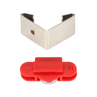 橱柜踢脚板磁吸卡扣厨房厨柜挡板踢脚线夹子地脚下面扣板底部卡子