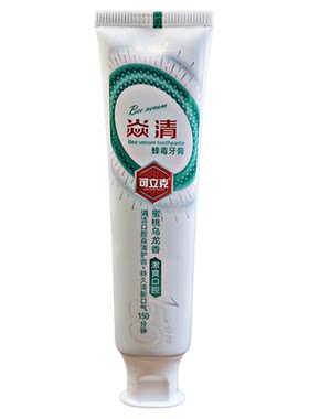 可立克炎清蜂毒护齿牙膏注光白去